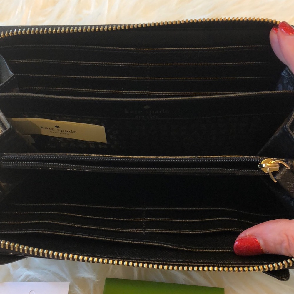 Kate Spade Neda Jazz Things Up Cat Wallet NWT - Picture 4 of 5